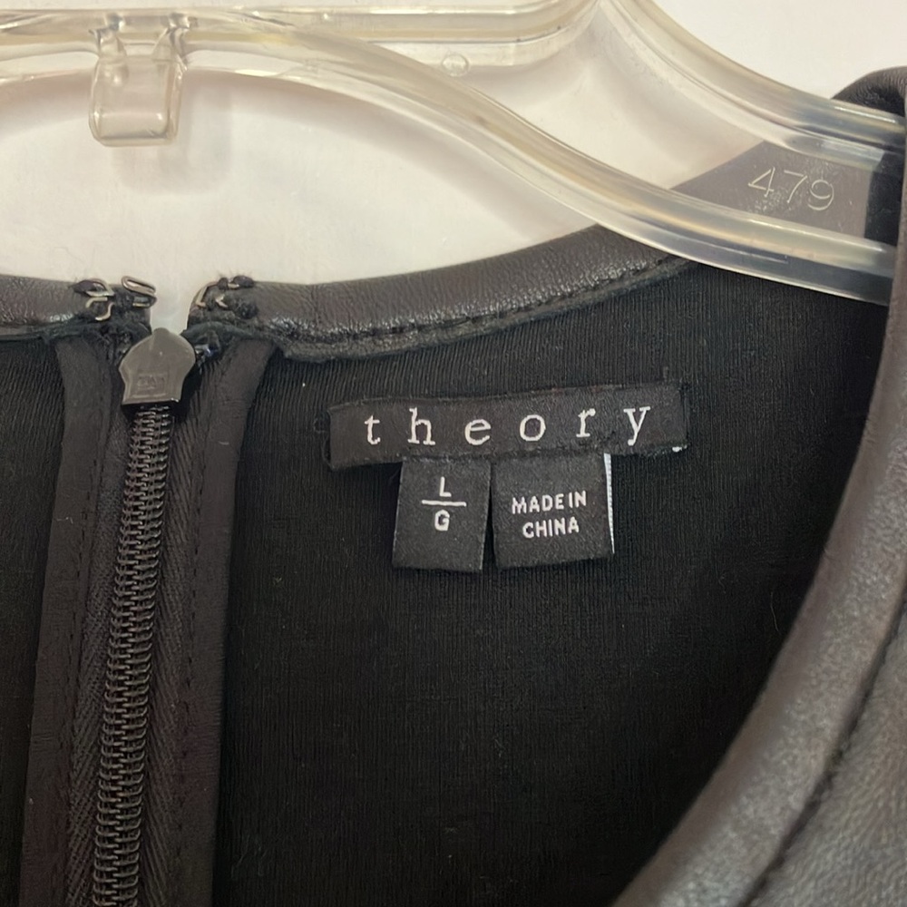 Theory leather front shell - Picture 3 of 7